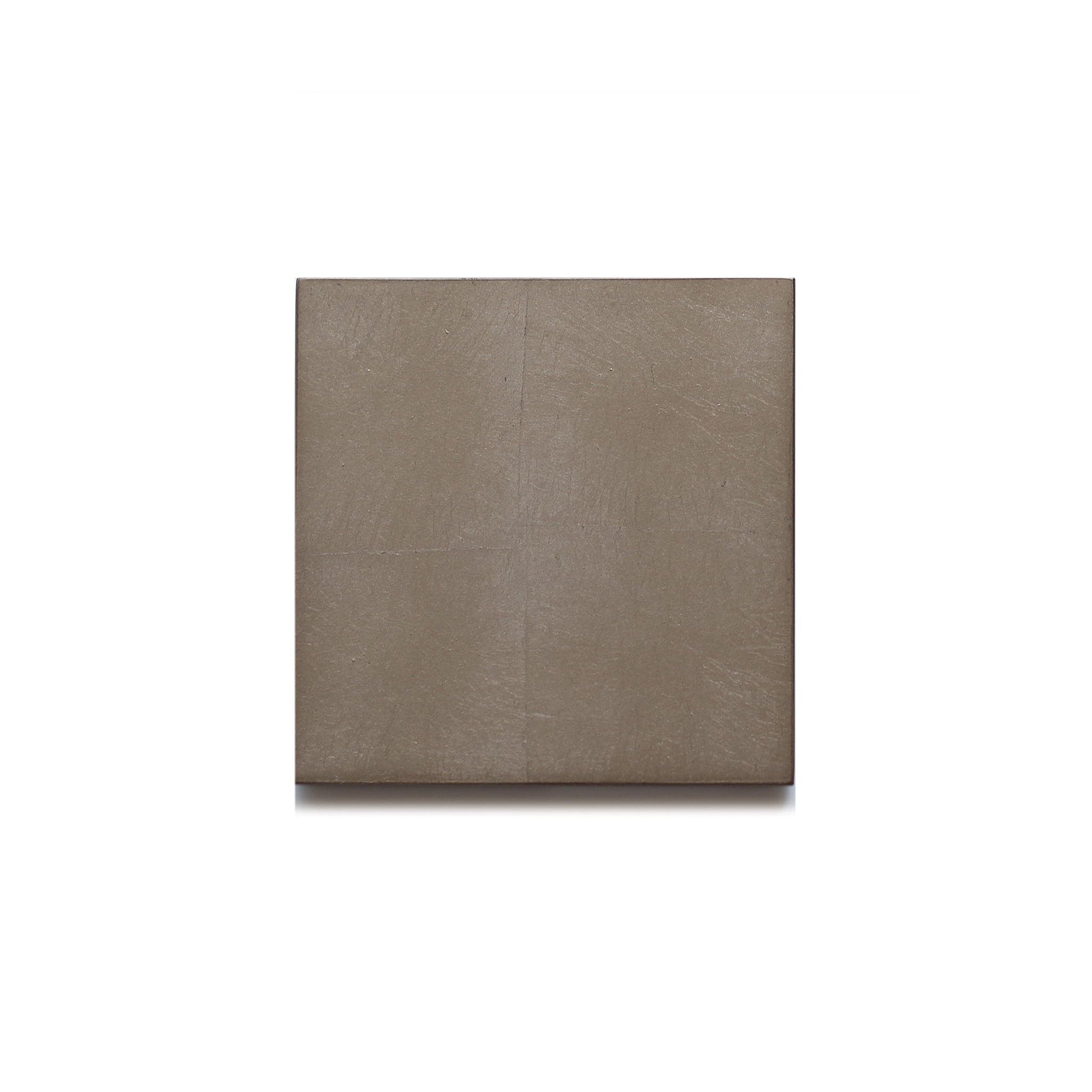 Silver Leaf Chic Matte Coaster Taupe - Posh Trading Company - Interior furnishings london
