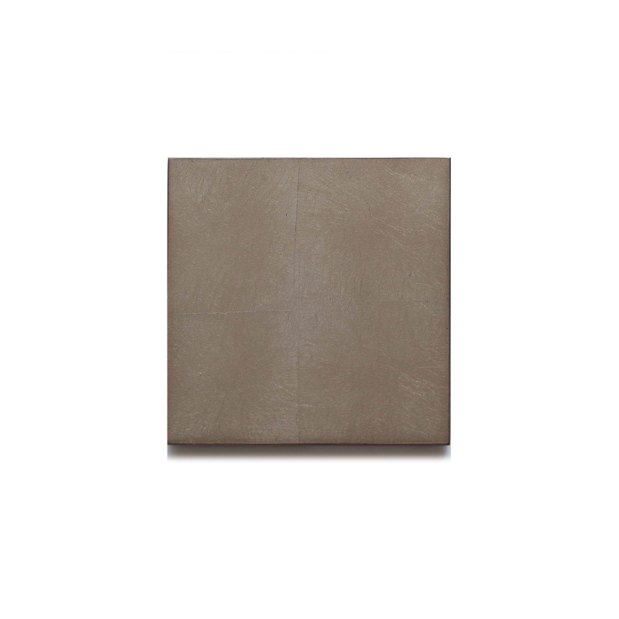 Silver Leaf Chic Matte Coaster Taupe - Posh Trading Company  - Interior furnishings london