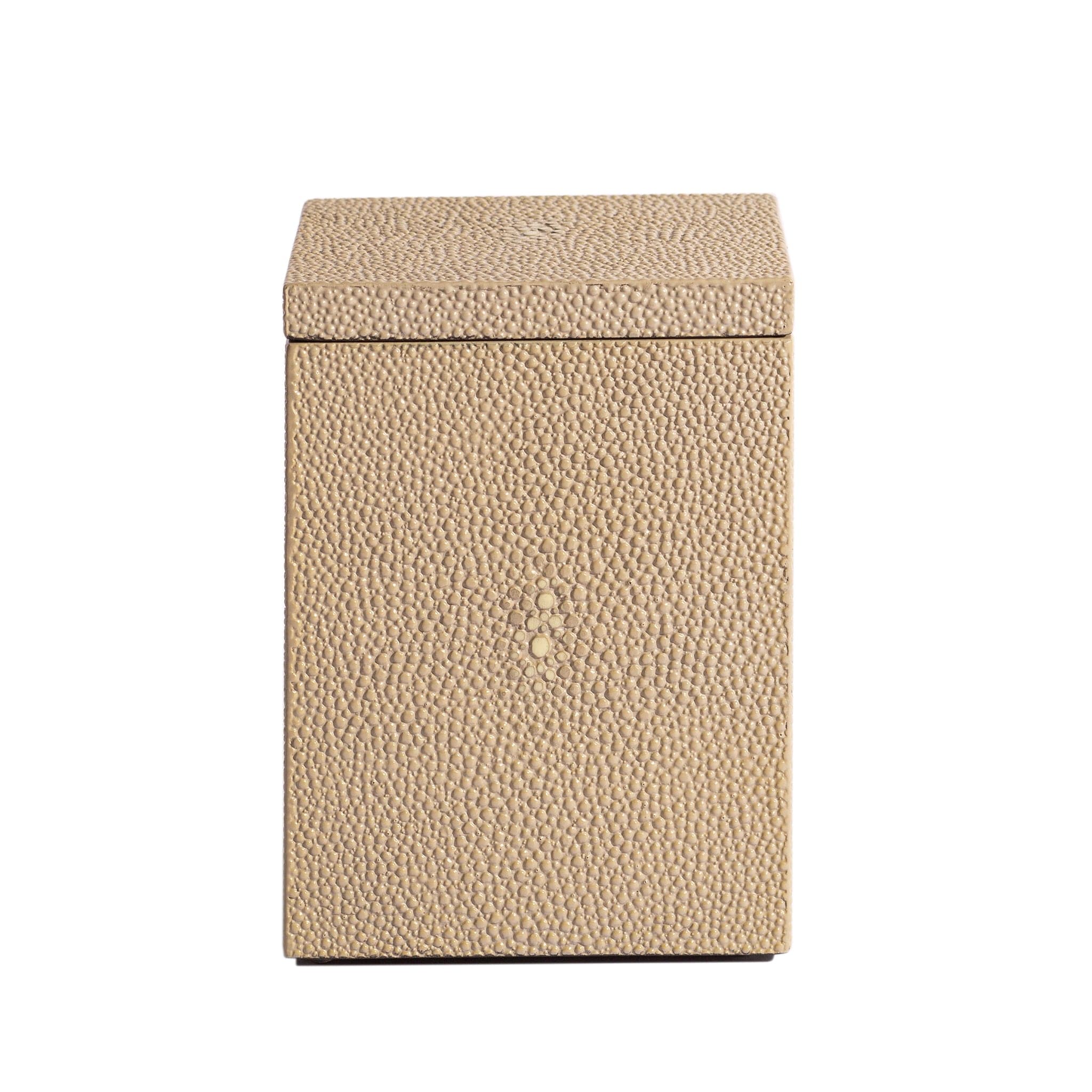 Chelsea Cotton Wool Box - Shagreen Natural