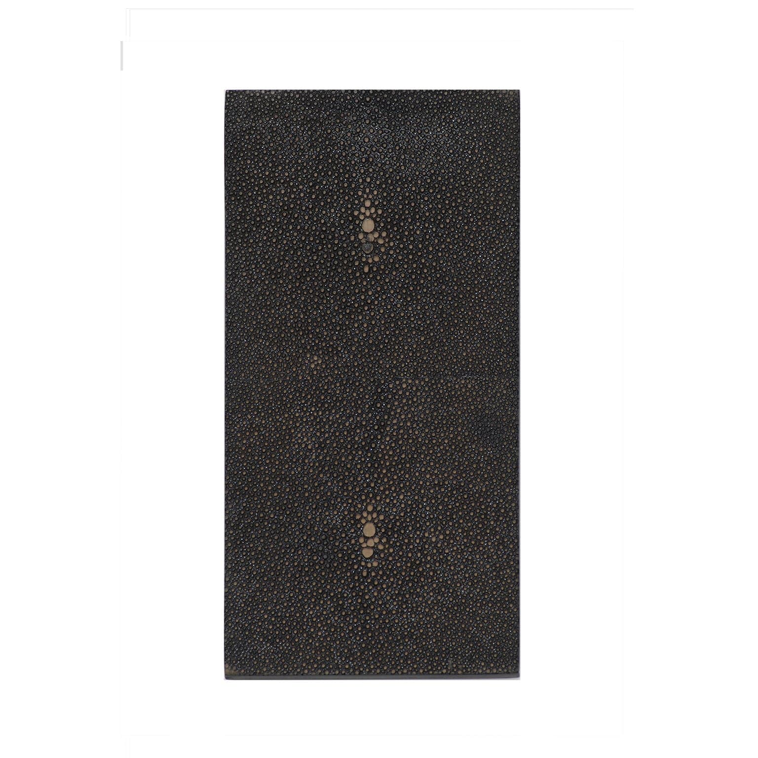 Double Coaster Faux Shagreen Chocolate - Posh Trading Company - Interior furnishings london