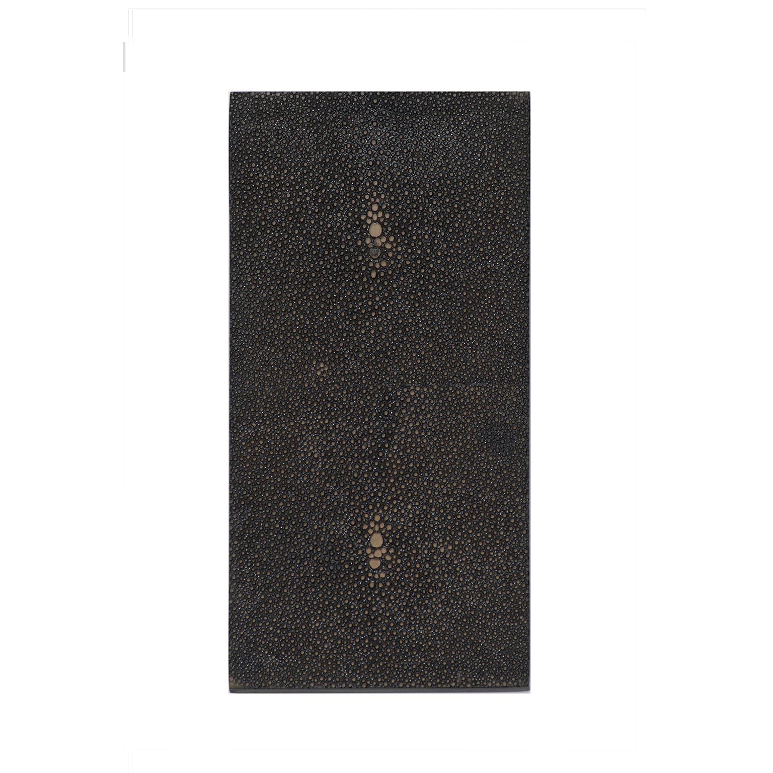 Double Coaster Faux Shagreen Chocolate - Posh Trading Company  - Interior furnishings london