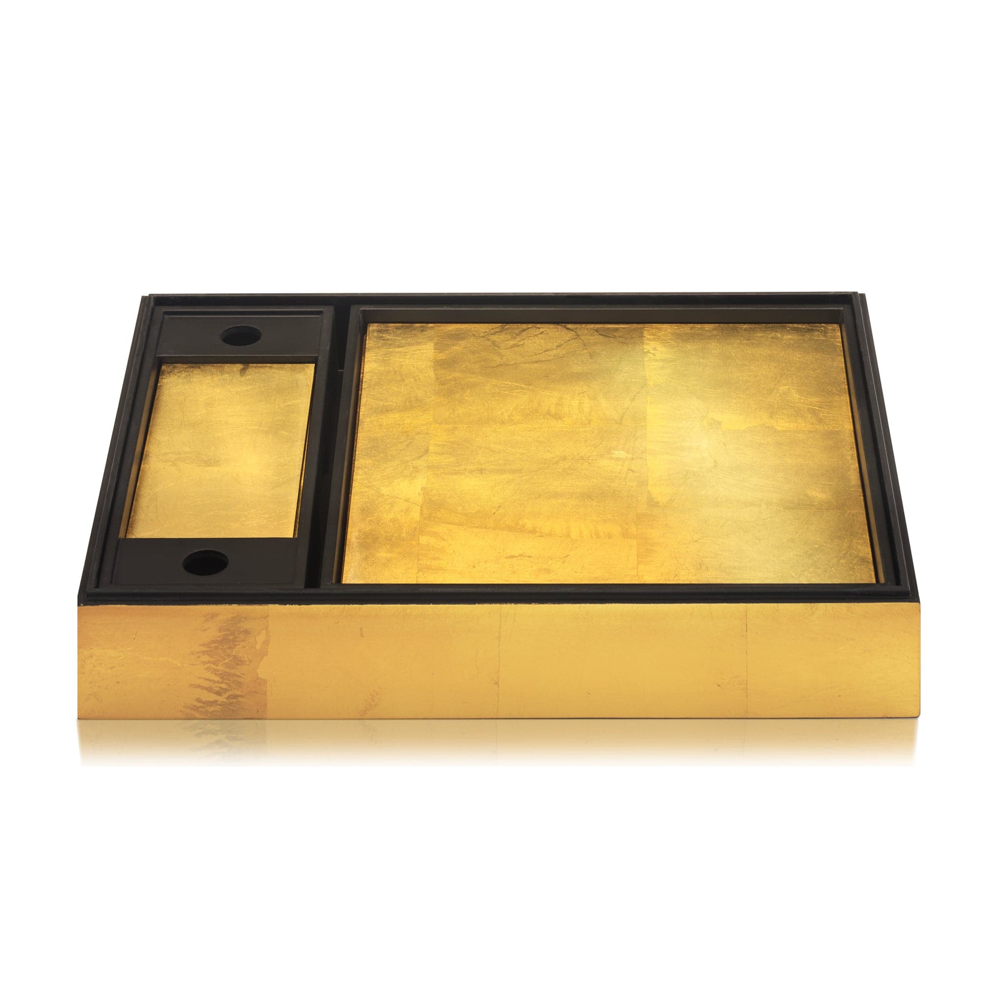 Matbox in Gold Leaf - Posh Trading Company  - Interior furnishings london