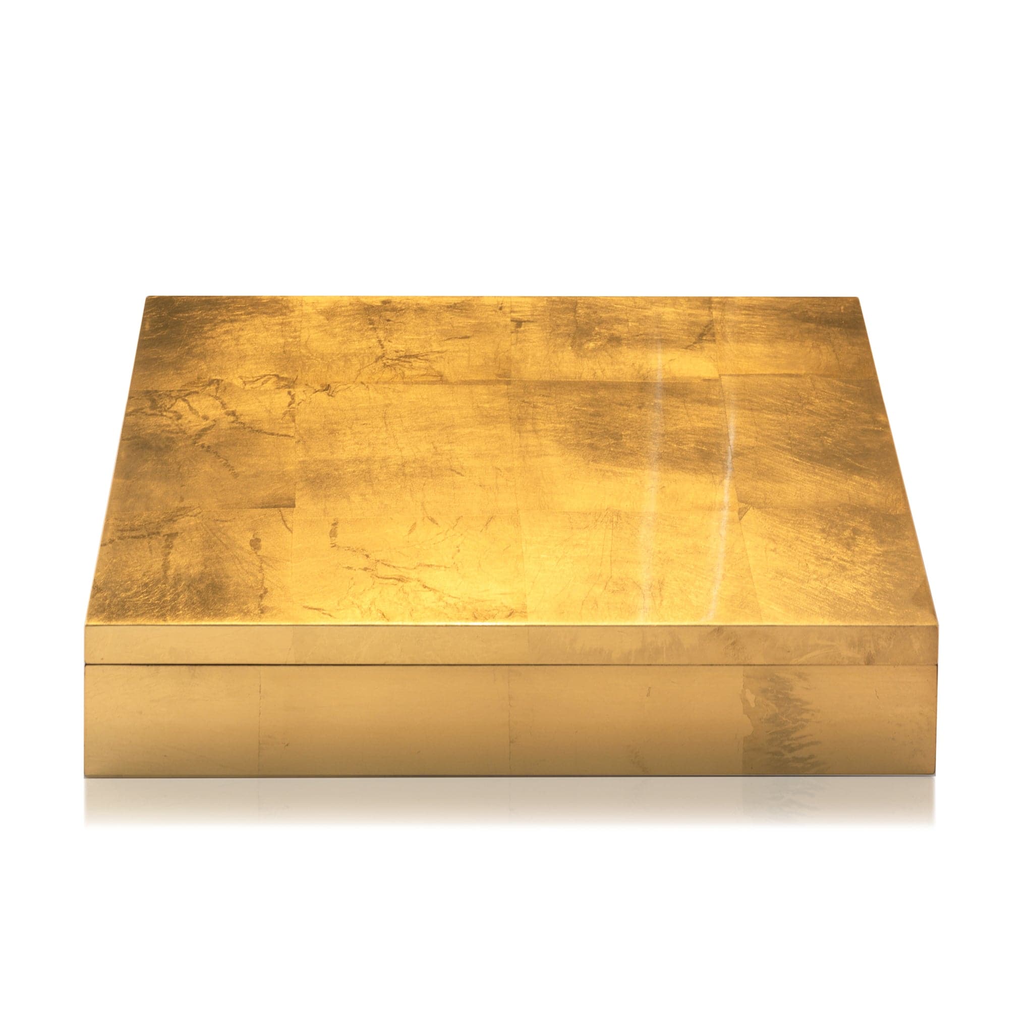 Matbox in Gold Leaf - Posh Trading Company - Interior furnishings london