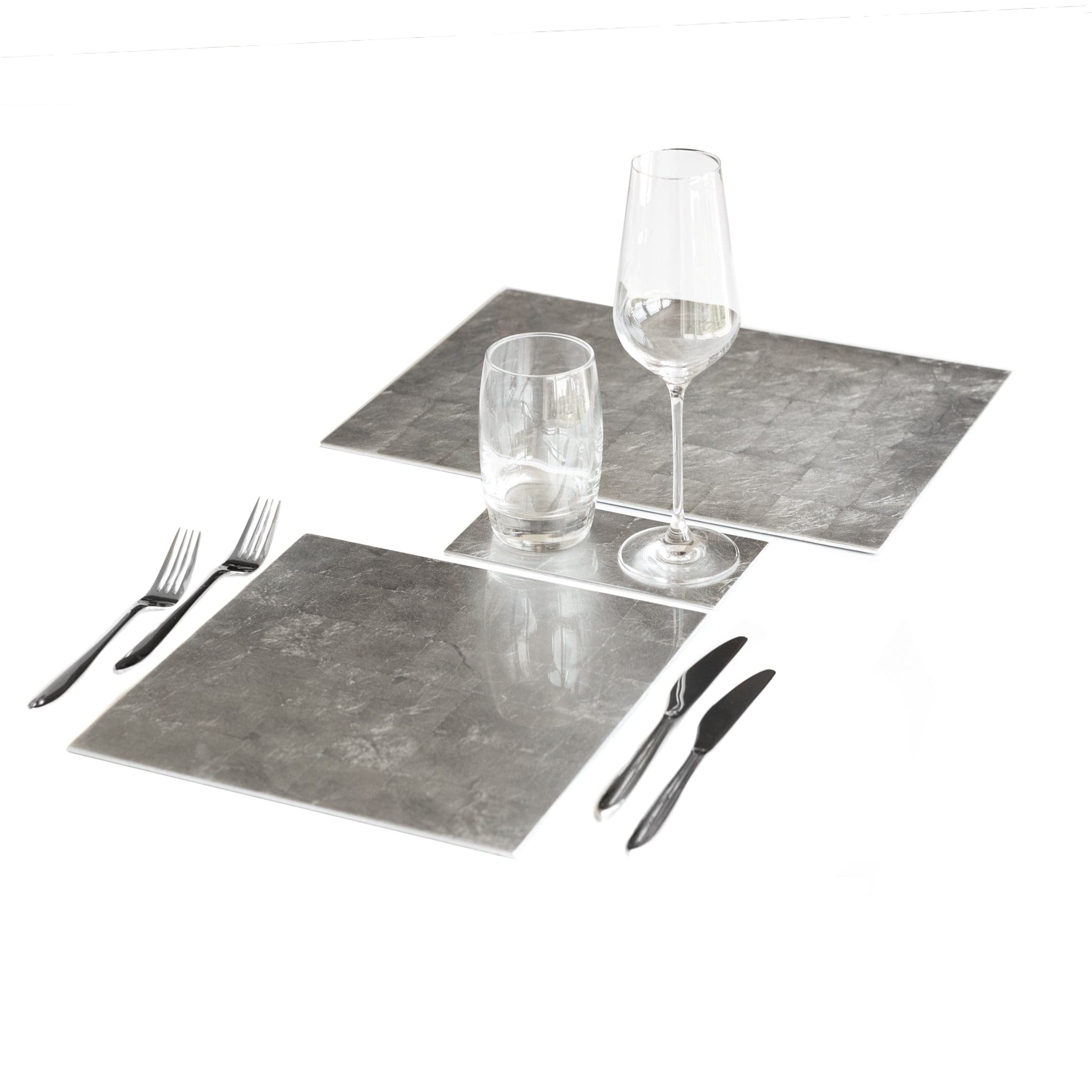 Matbox Silver Leaf Silver - Posh Trading Company - Interior furnishings london
