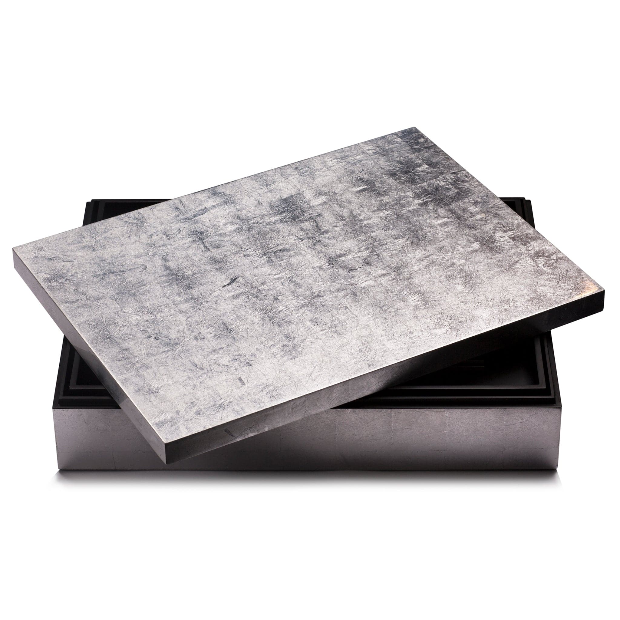 Grand Matbox Silver Leaf Silver - Posh Trading Company - Interior furnishings london