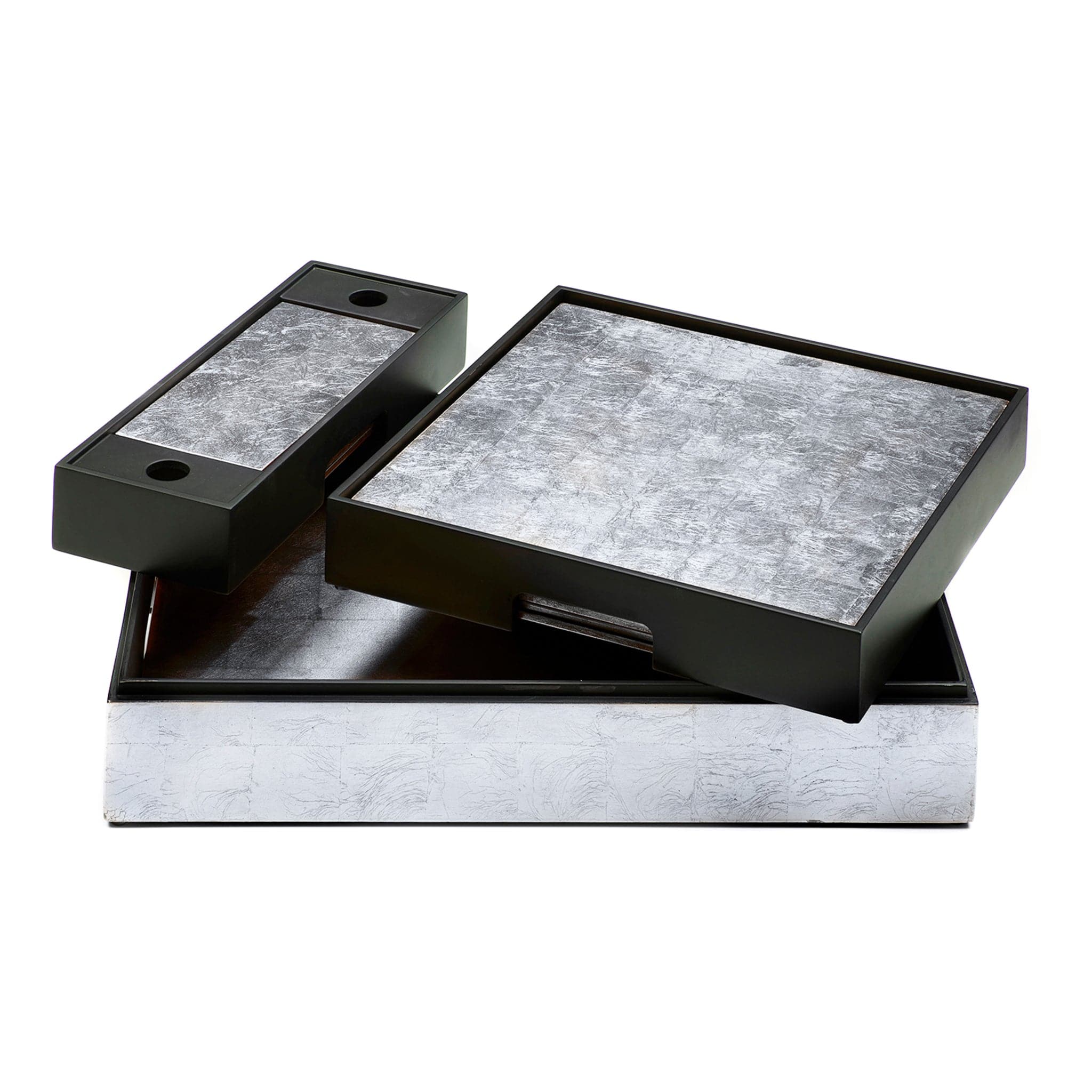 Matbox Silver Leaf Silver - Posh Trading Company  - Interior furnishings london