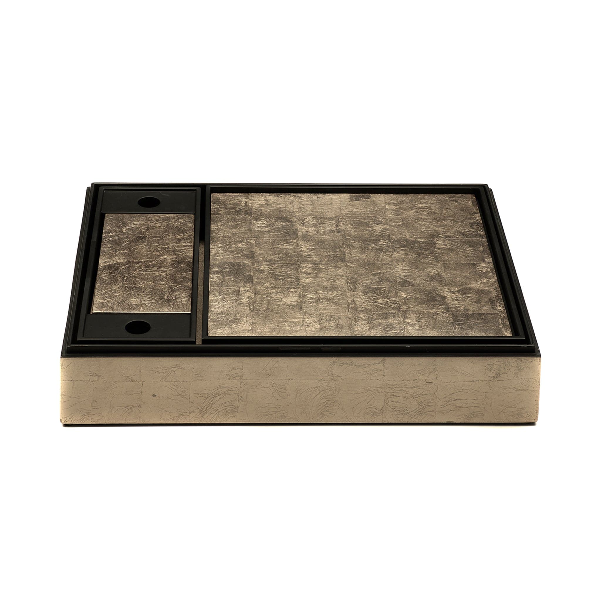 Matbox Silver Leaf Taupe - Posh Trading Company  - Interior furnishings london