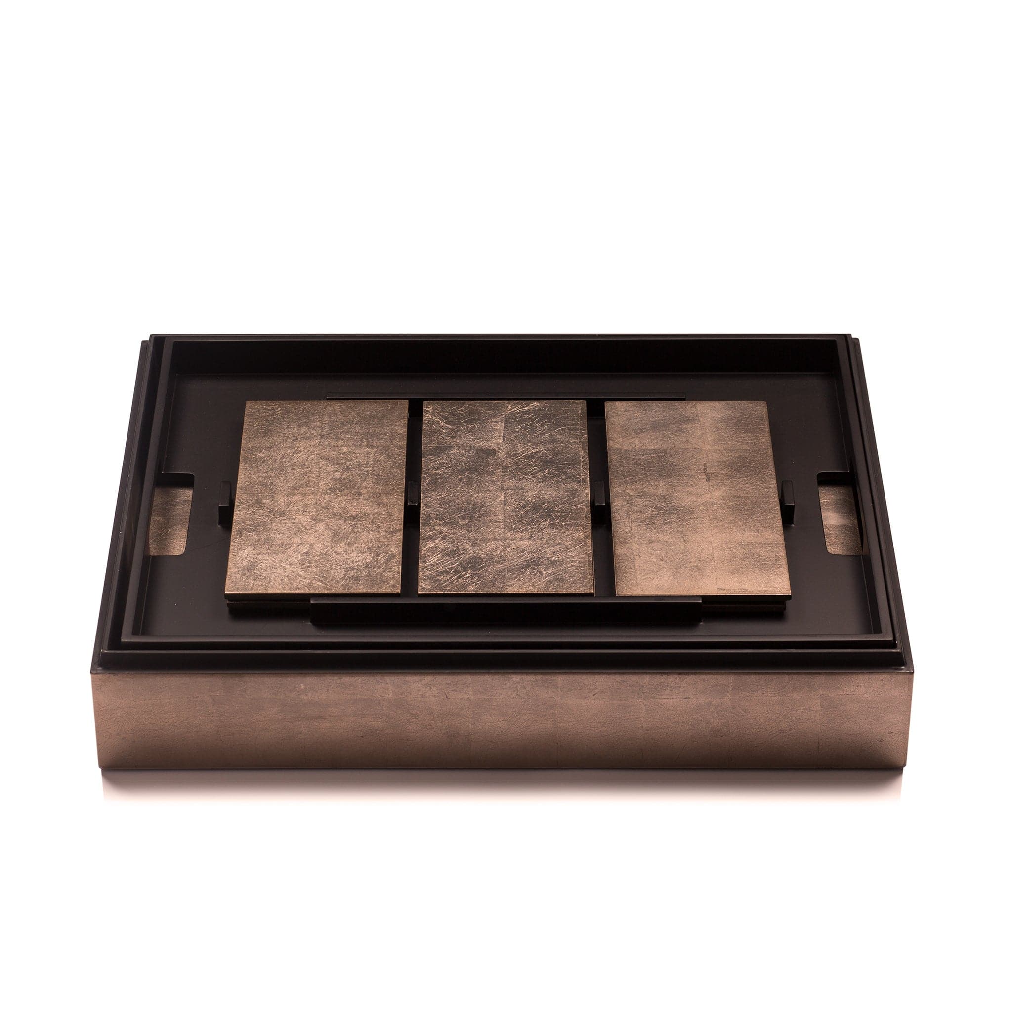Grand Matbox Silver Leaf Taupe - Posh Trading Company - Interior furnishings london