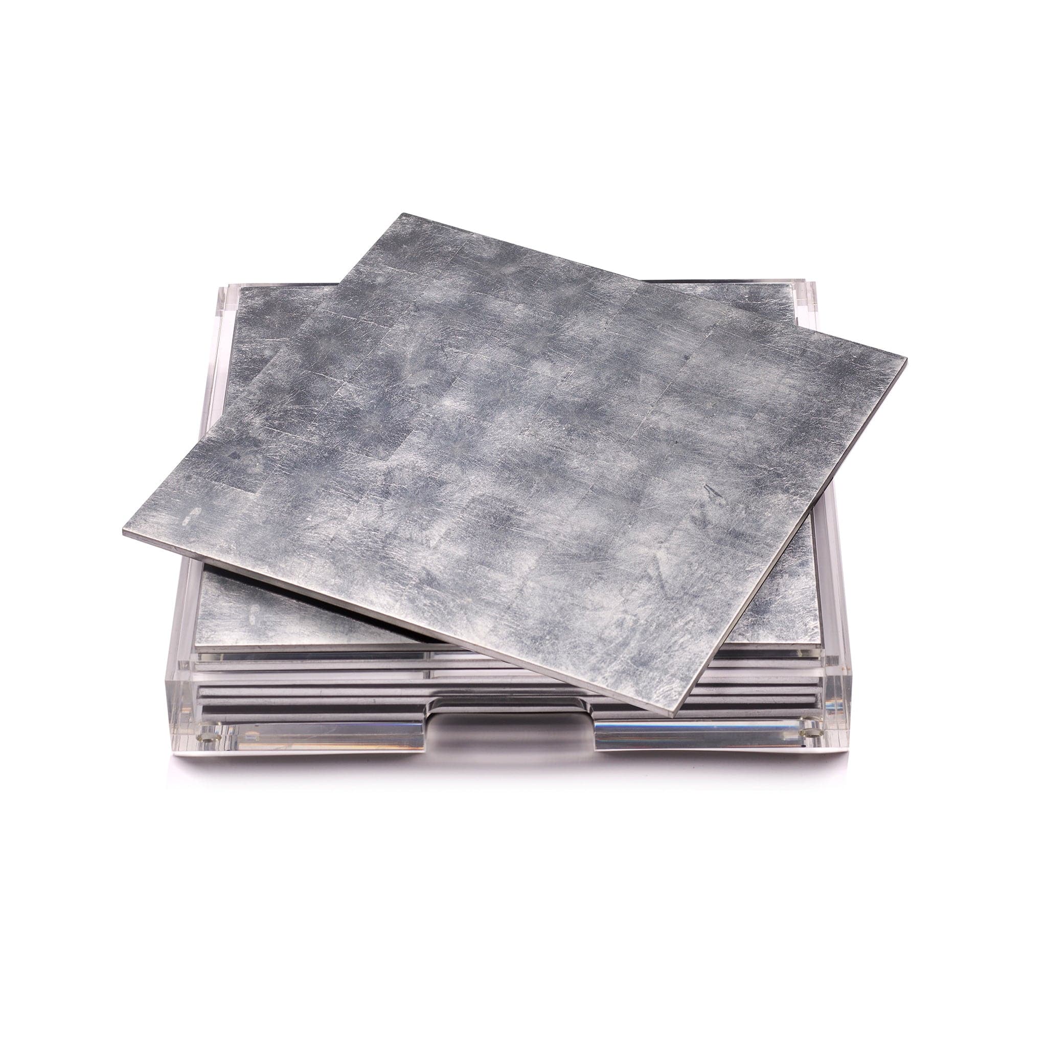 Placebox Clear Silver Leaf Silver - Posh Trading Company - Interior furnishings london