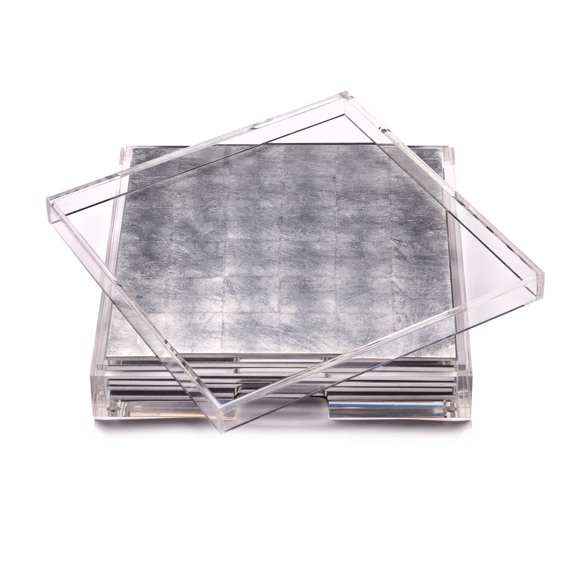 Placebox Clear Silver Leaf Silver - Posh Trading Company - Interior furnishings london
