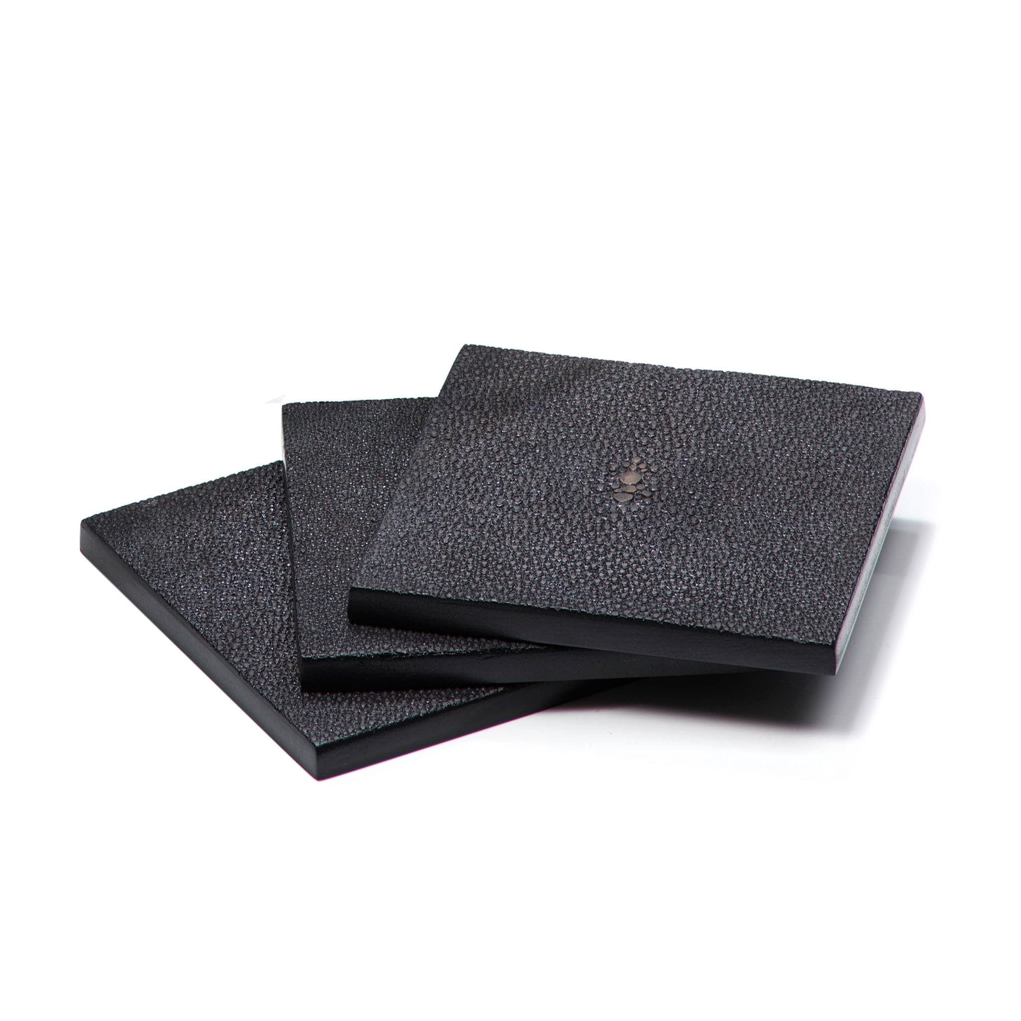 Coaster Faux Shagreen Chocolate - Posh Trading Company - Interior furnishings london