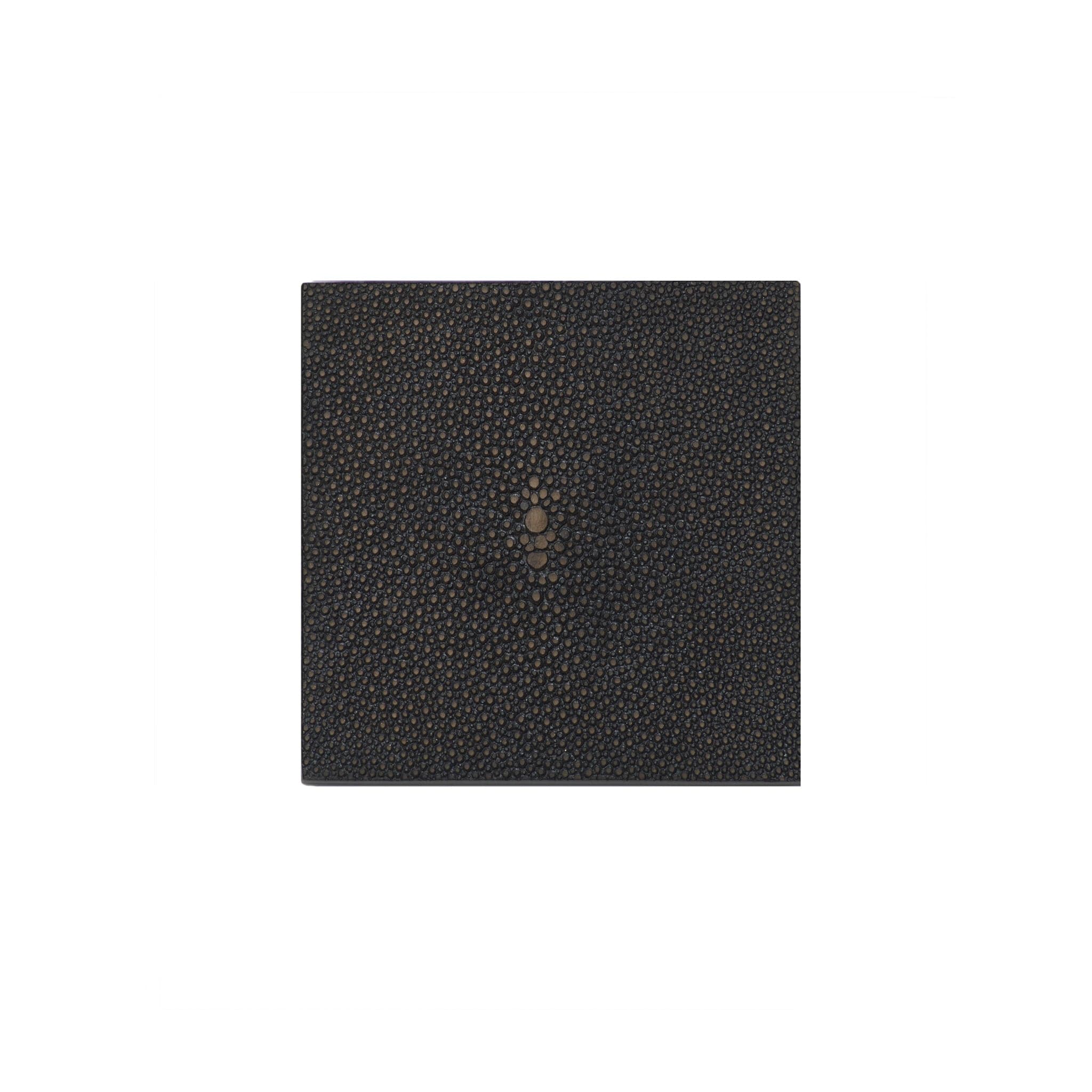 Coaster Faux Shagreen Chocolate - Posh Trading Company - Interior furnishings london