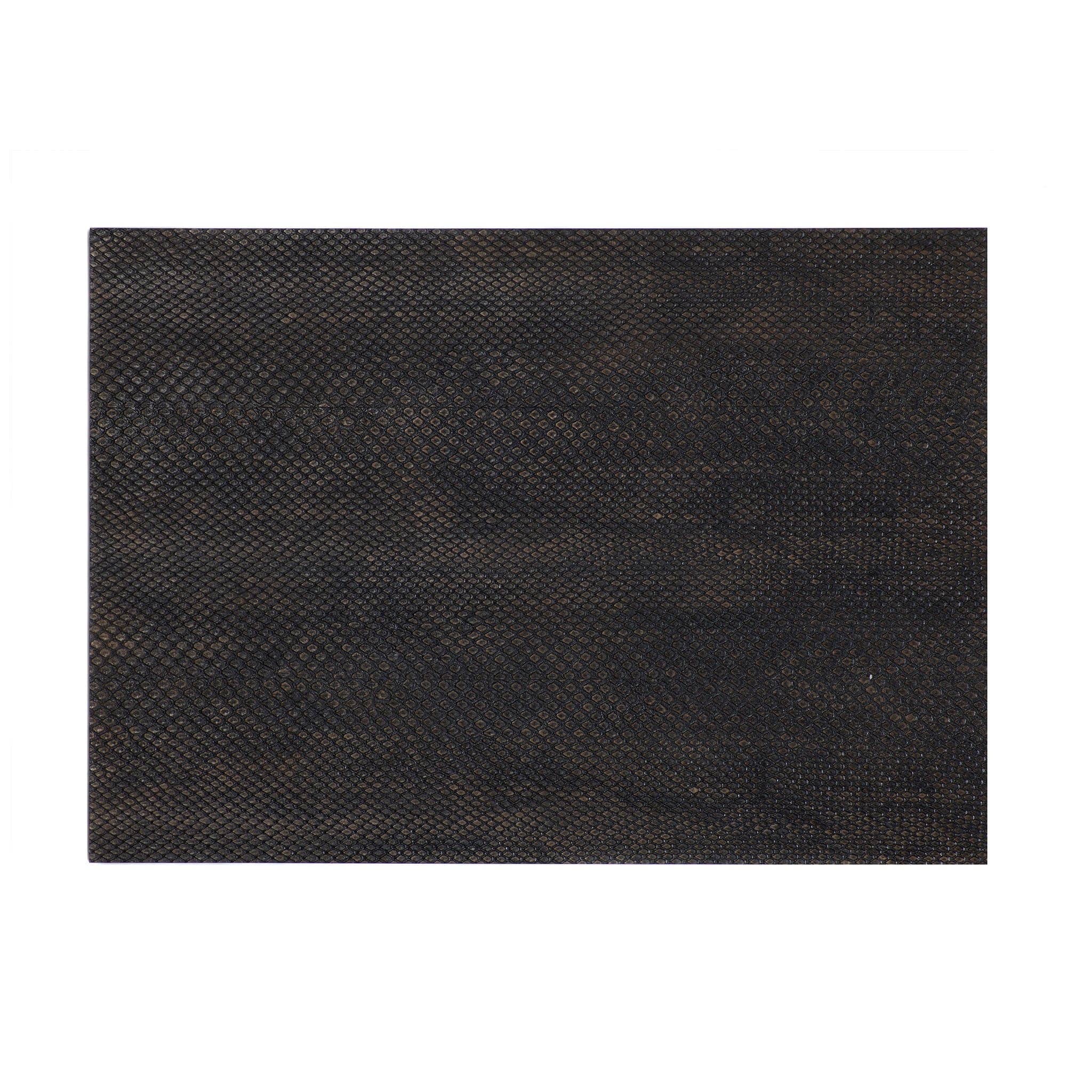 Serving Mat / Grand Placemat Faux Boa Charcoal - Posh Trading Company  - Interior furnishings london