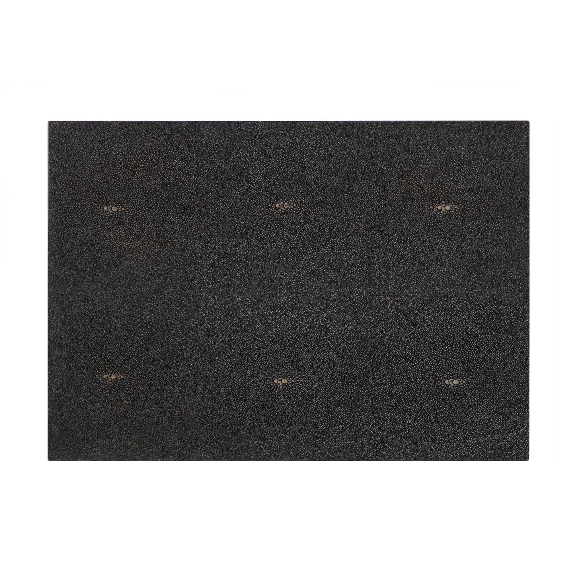 Serving Mat / Grand Placemat Faux Shagreen Chocolate - Posh Trading Company - Interior furnishings london