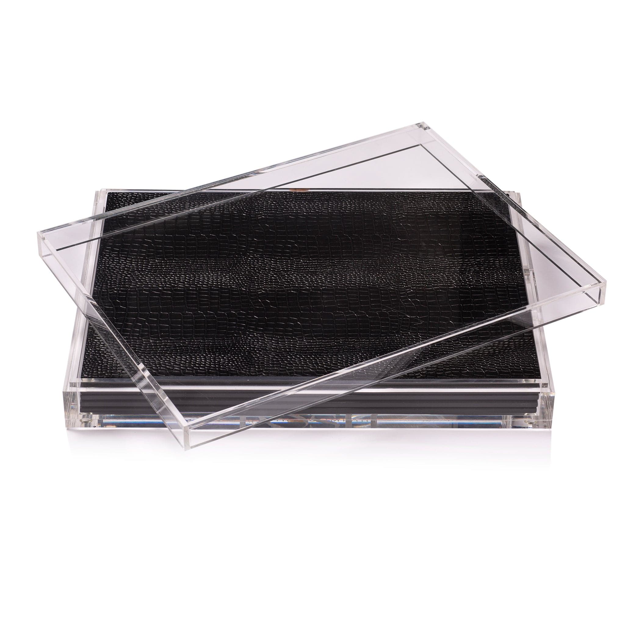 Servebox Clear Python Black - Posh Trading Company - Interior furnishings london