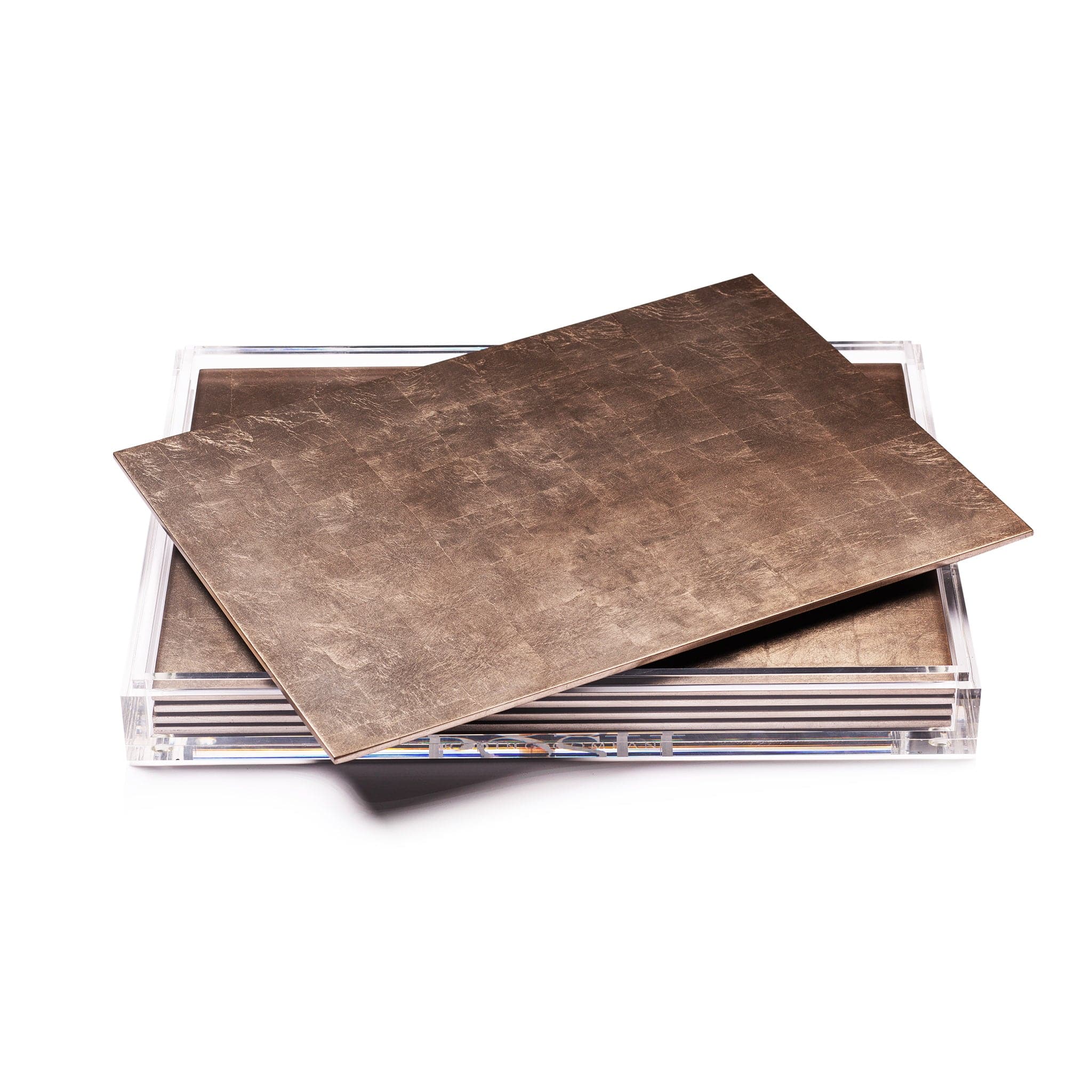 Servebox Silver Leaf Taupe - Posh Trading Company - Interior furnishings london