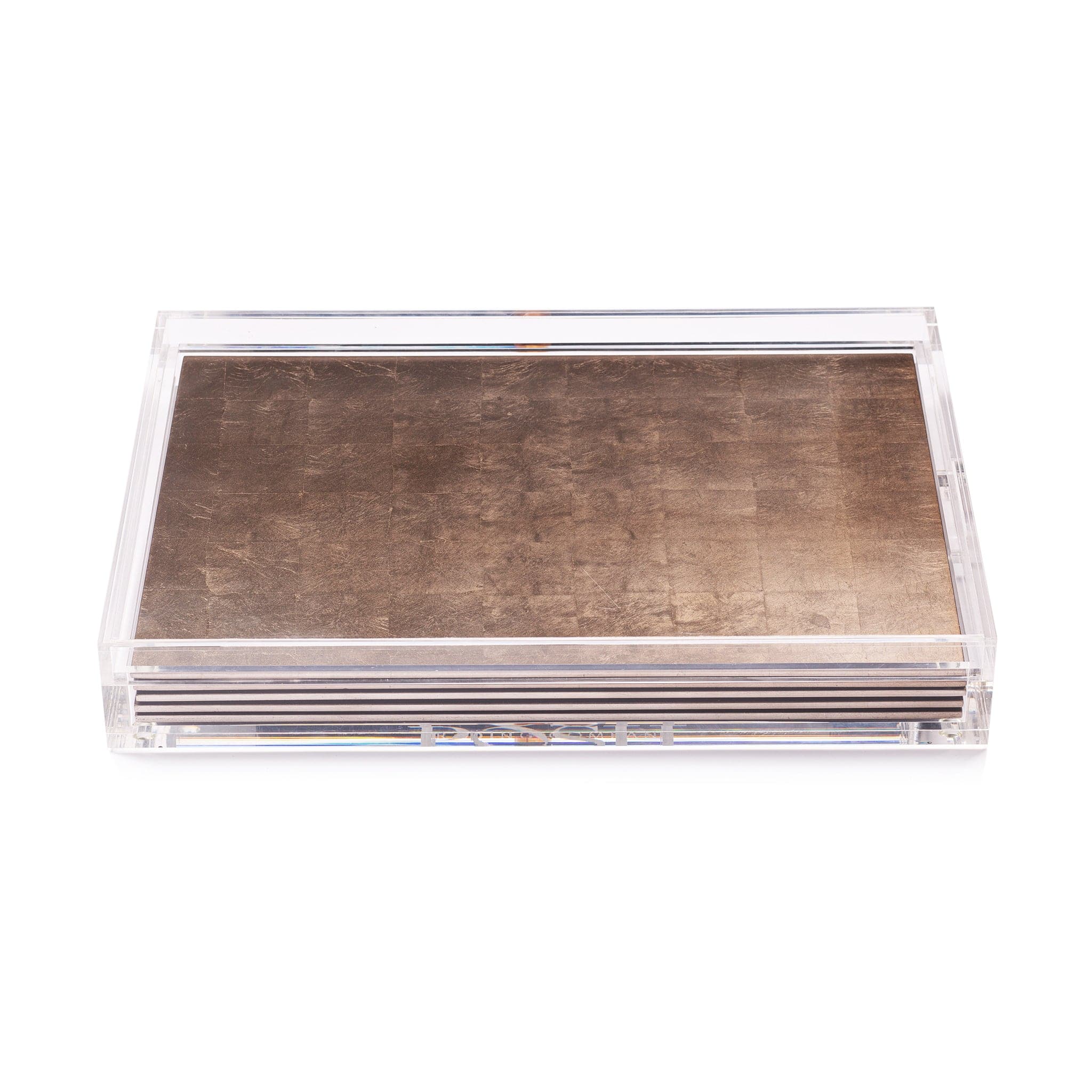 Servebox Silver Leaf Taupe - Posh Trading Company  - Interior furnishings london