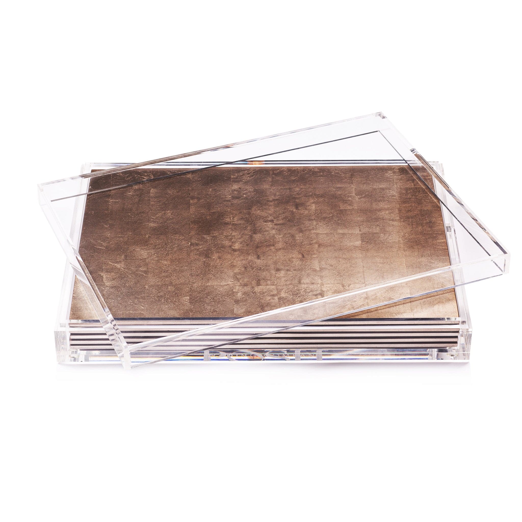 Servebox Silver Leaf Taupe - Posh Trading Company - Interior furnishings london