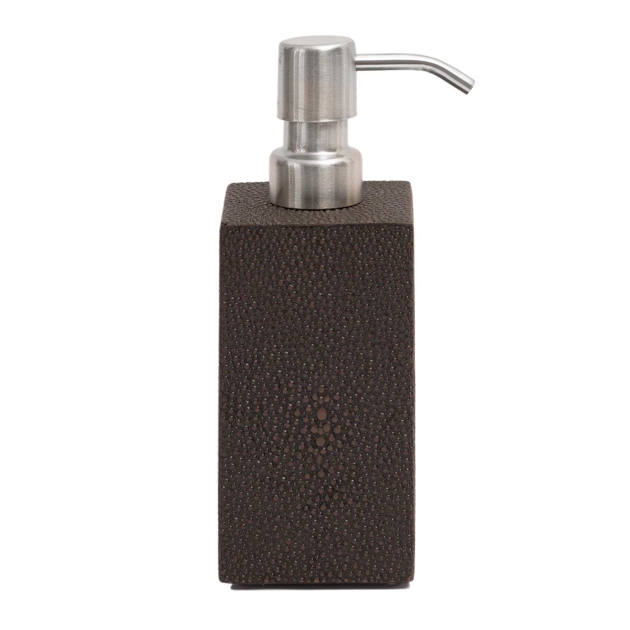 Chelsea Soap Dispenser - Shagreen Chocolate