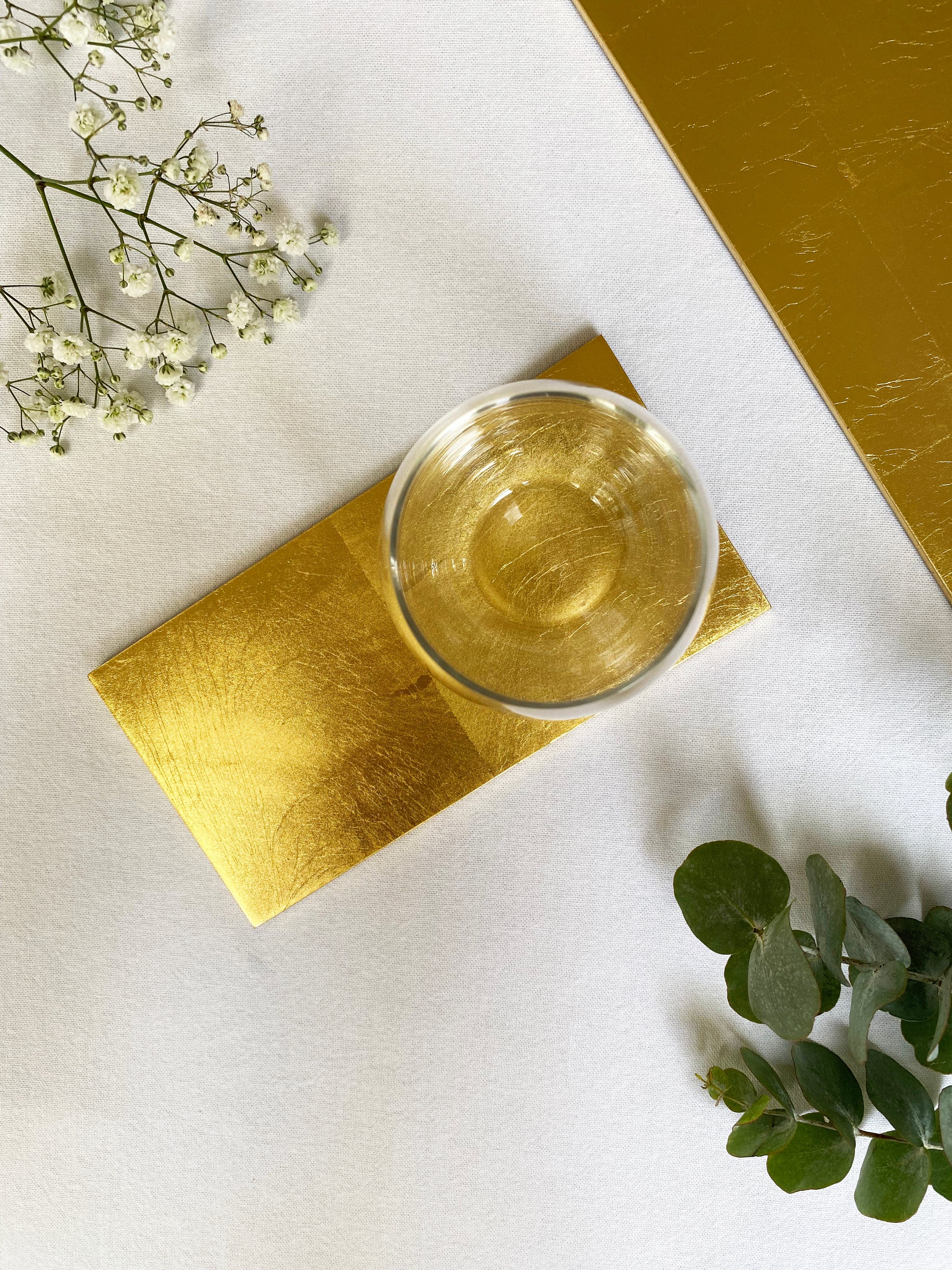 Double Coaster - Gold Leaf