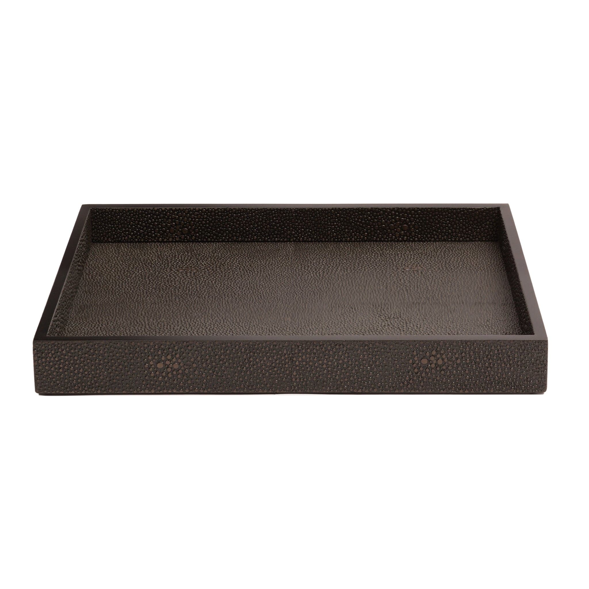 Chelsea Medium Tray - Shagreen Chocolate