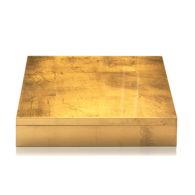 Matbox in Gold Leaf - Posh Trading Company  - Interior furnishings london