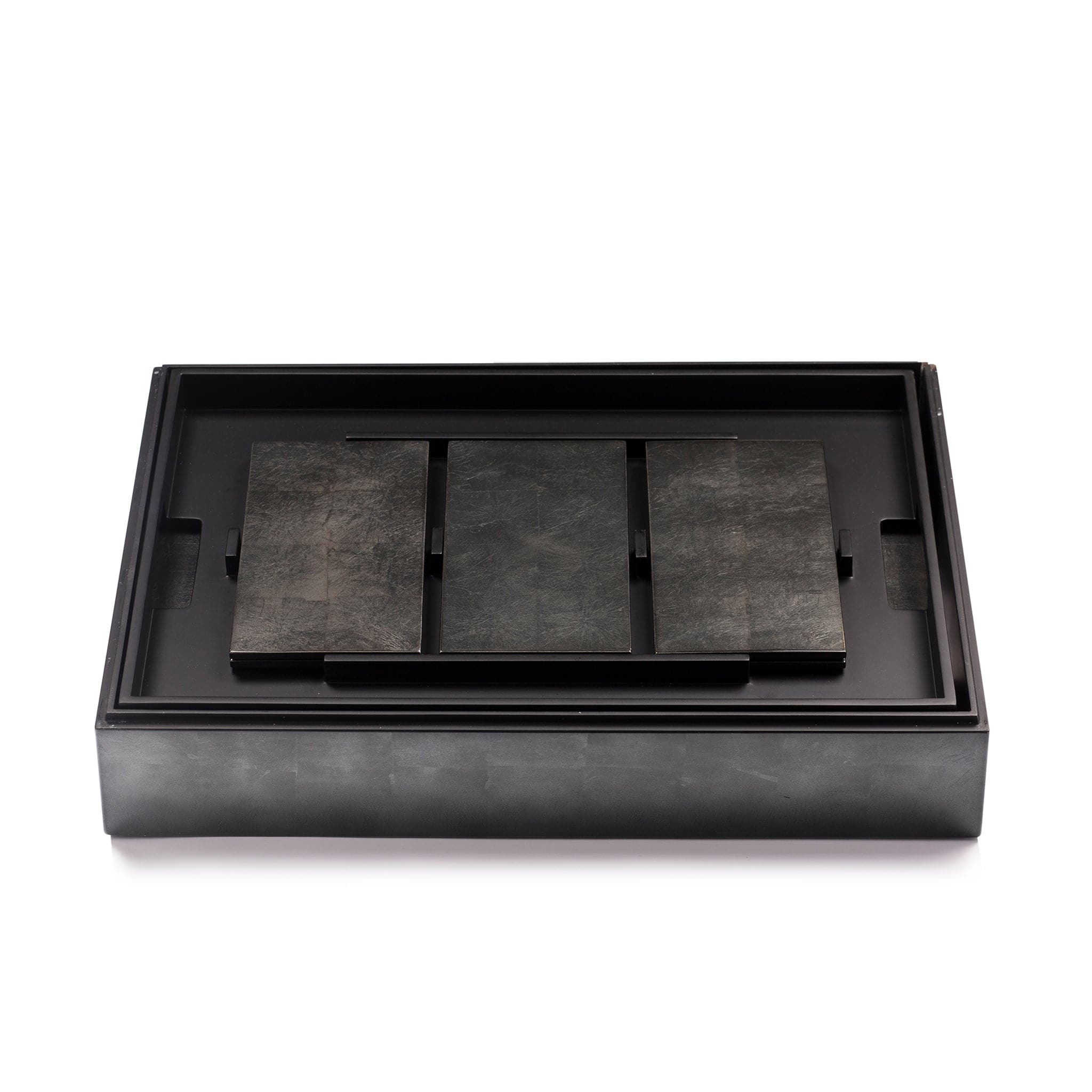 Grand Matbox Silver Leaf Stormy Sky - Posh Trading Company  - Interior furnishings london