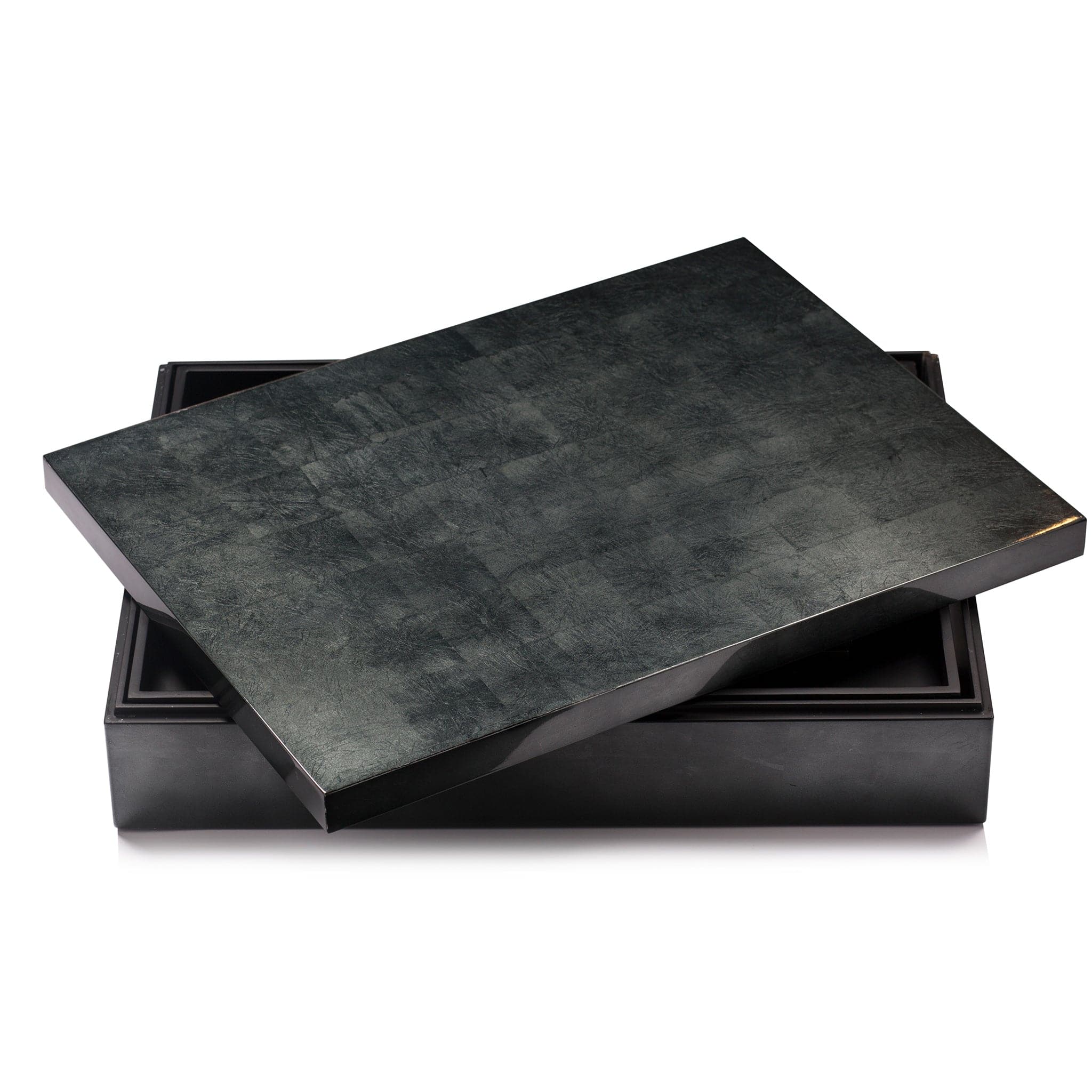 Grand Matbox Silver Leaf Stormy Sky - Posh Trading Company  - Interior furnishings london