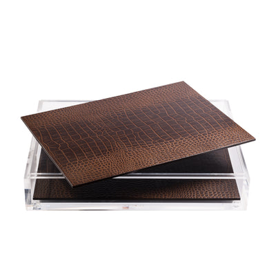 Matbox Clear - Faux Vintage Croc