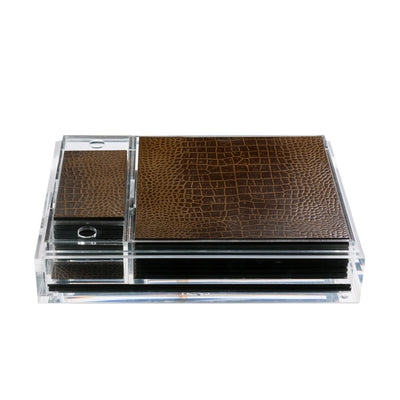 Matbox Clear - Faux Vintage Croc