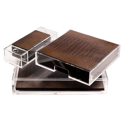 Matbox Clear - Faux Vintage Croc