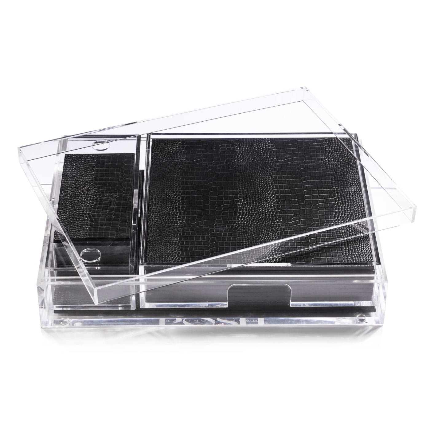 Matbox Clear Python Black - Posh Trading Company  - Interior furnishings london