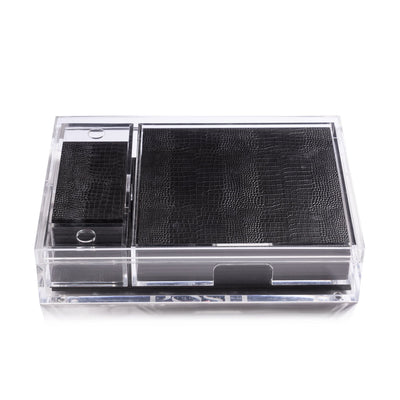 Matbox Clear Python Black - Posh Trading Company  - Interior furnishings london