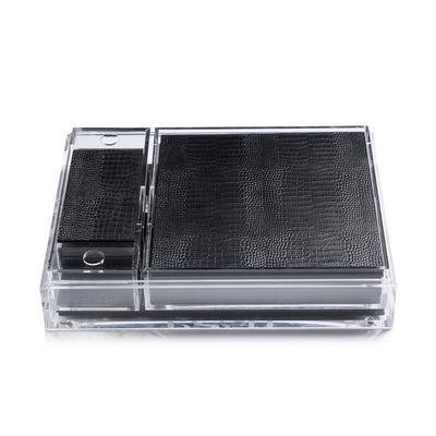 Matbox Clear Python Black - Posh Trading Company  - Interior furnishings london