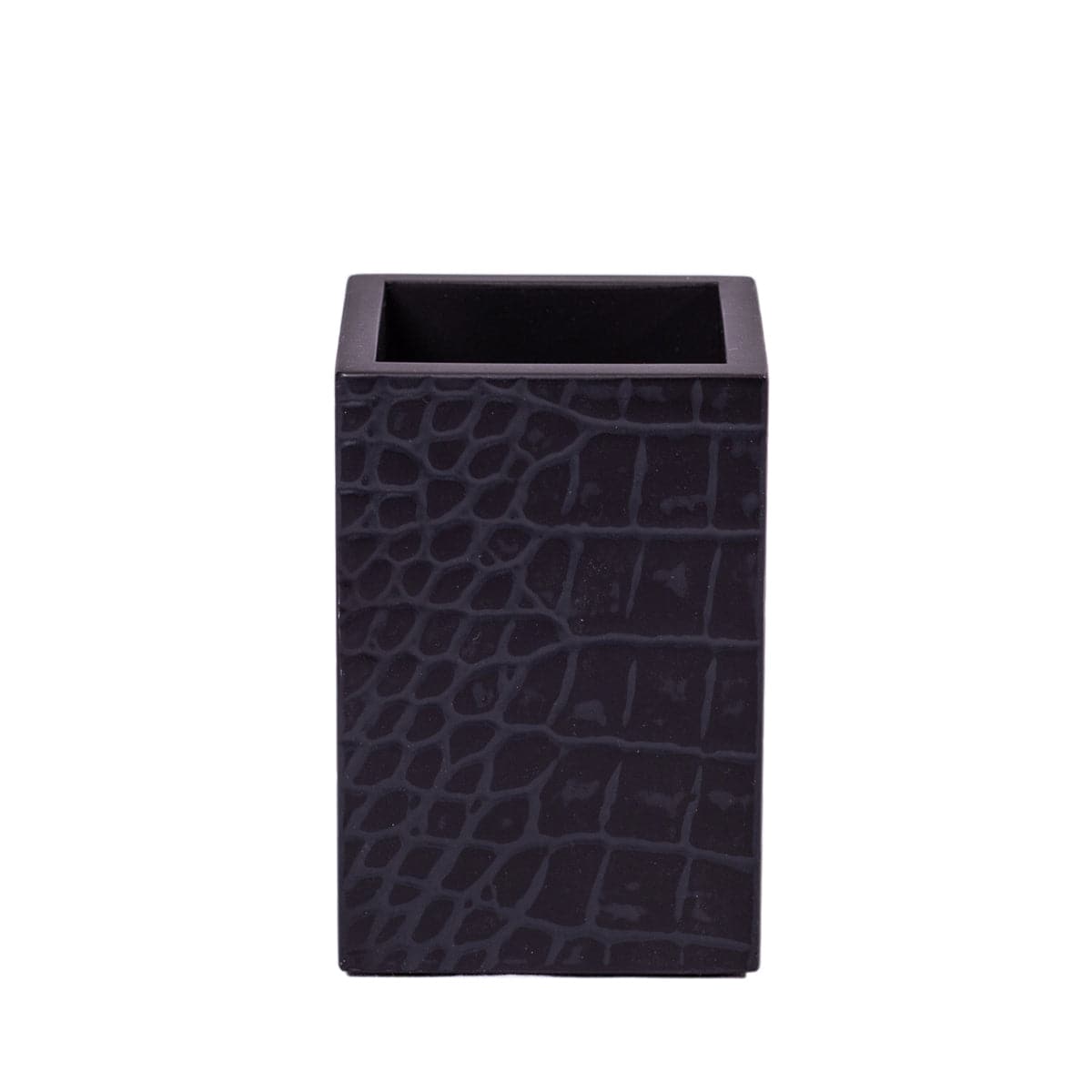 Chelsea Pen Holder - Luxury Croc Noir