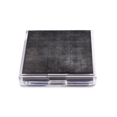 Placebox Clear Silver Leaf Stormy Sky - Posh Trading Company  - Interior furnishings london