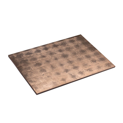 Silver Leaf Serving Mat / Grand Placemat Taupe - Posh Trading Company  - Interior furnishings london