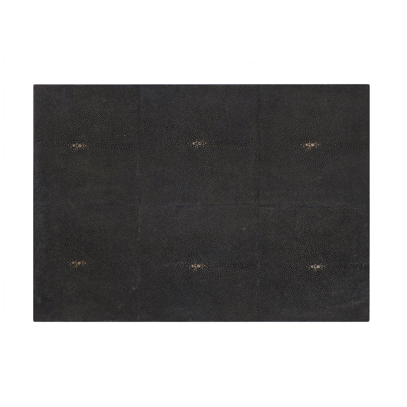 Serving Mat / Grand Placemat Faux Shagreen Chocolate - Posh Trading Company  - Interior furnishings london