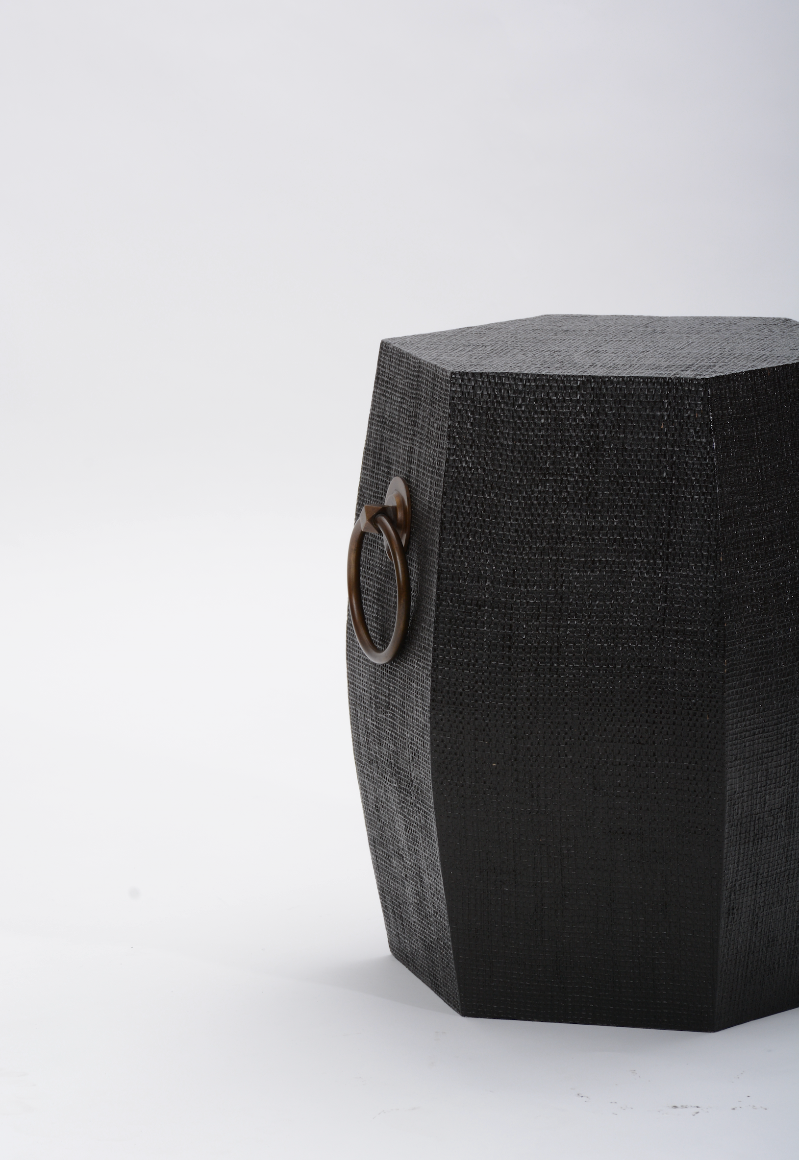 Linen Chinese Stool
