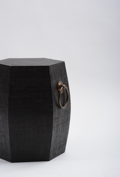 Linen Chinese Stool