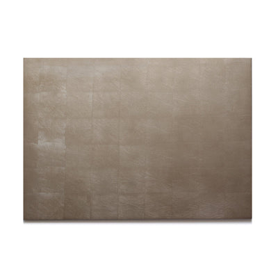 Silver Leaf Chic Matte Serving Mat/Grand Placemat Taupe - Posh Trading Company  - Interior furnishings london