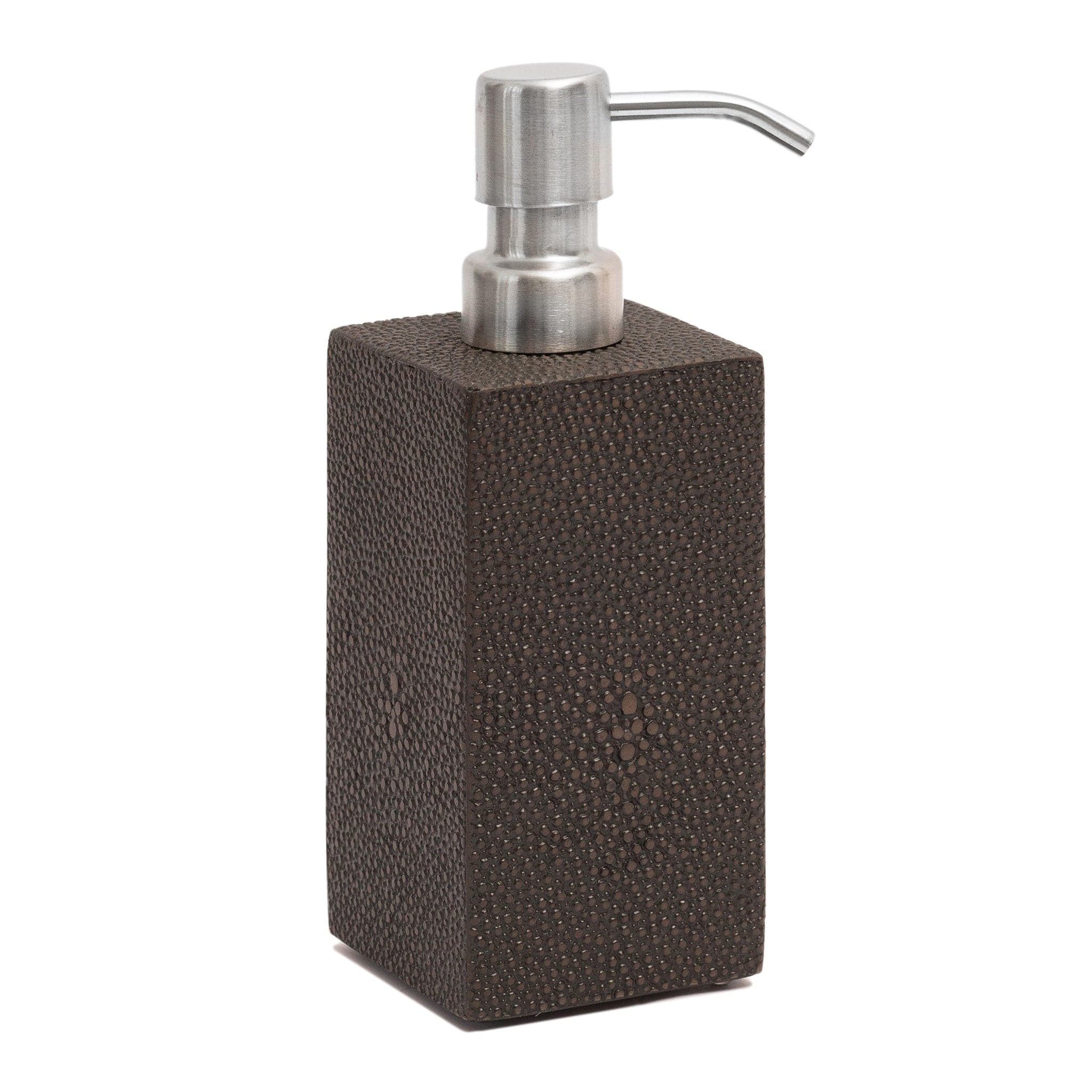 Chelsea Soap Dispenser - Shagreen Chocolate