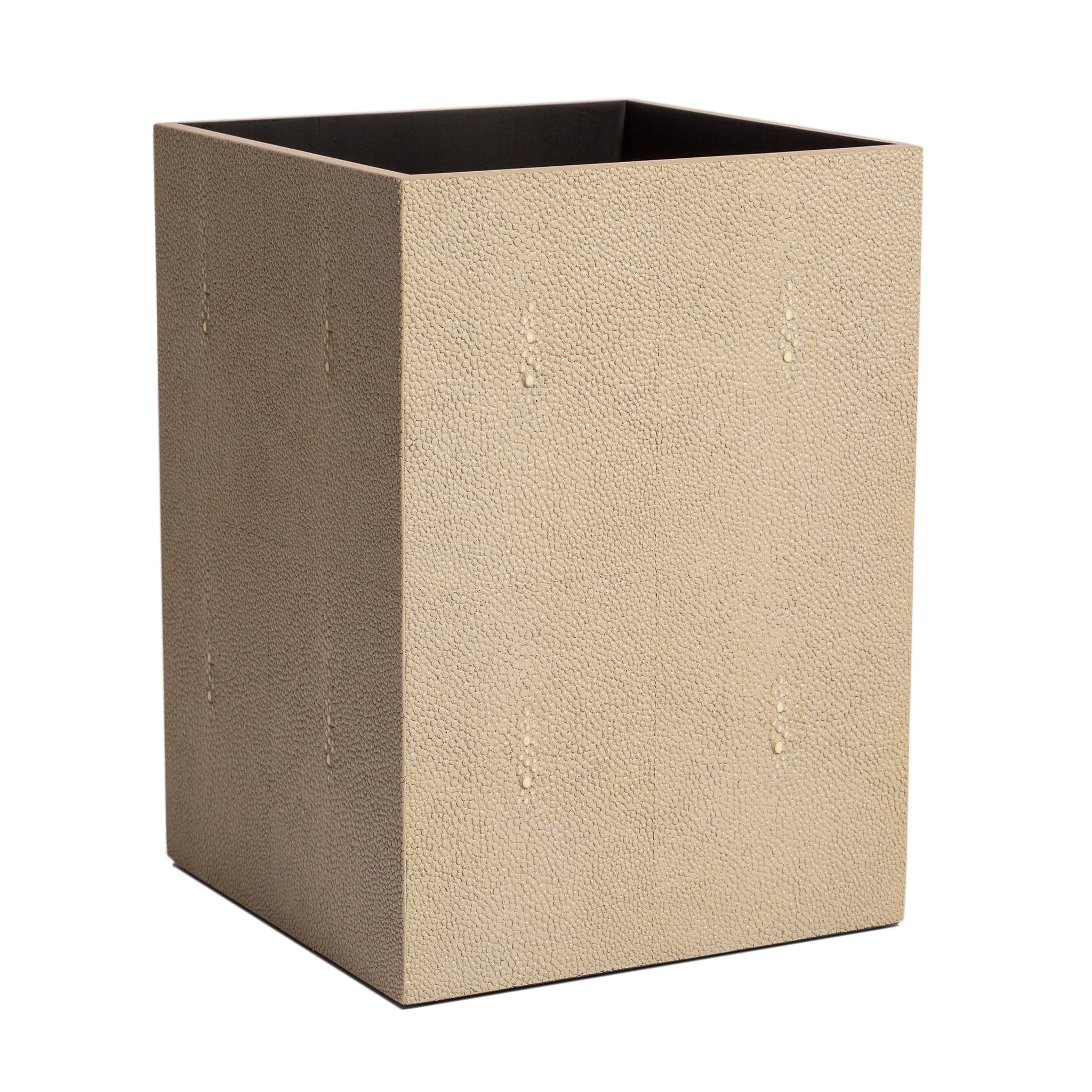 Chelsea Waste Basket - Shagreen Natural