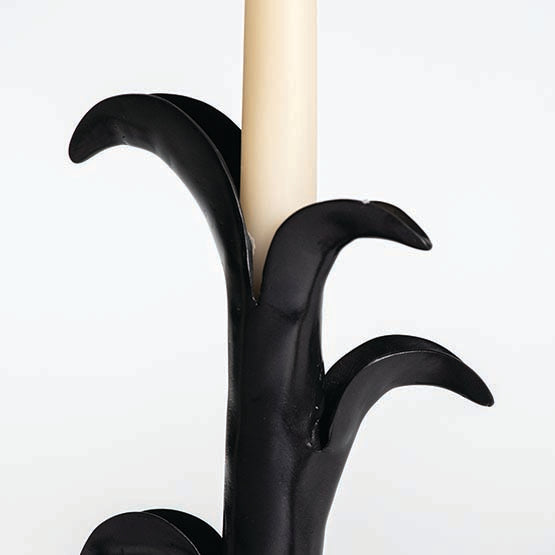 Orchid Candle Stick - Bronze Luxury Candle Holder